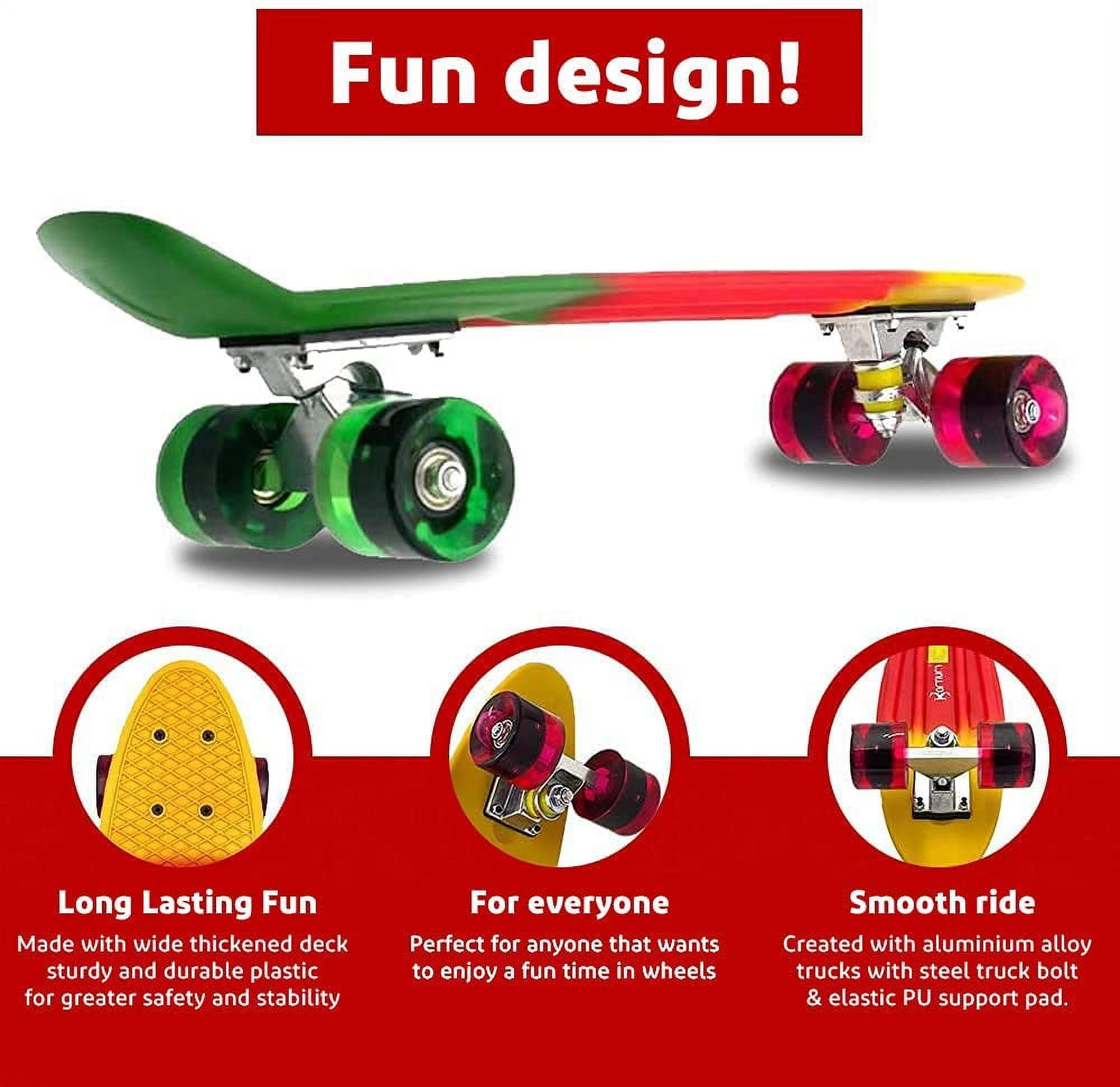 Humbaka: Skateboard para niños Flashka 22 '' HT-891579
