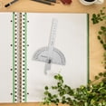 thumbnail image 3 of DRAFIDEEP Silver Swing Arm Protractor 1Pack Metal Angle for Woodworking and Construction, 3 of 8