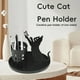 thumbnail image 1 of Hot6sl Ofertas y Liquidaciones Organismos y Formas de Gatito, Soportes y Bolígrafos, Dormitorio y Oficina, Centro de Escrito y Metal, Color Negro, Amantes de Los Gatitos, 1 of 5