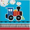 Online Party Sales All Aboard Train Beverage Napkins, 16 ct