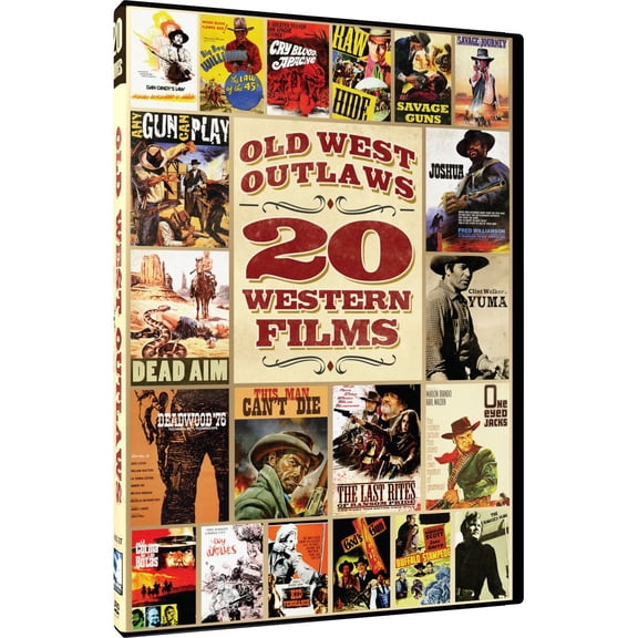 Pre-Owned Old West Outlaws - 20 Western Films