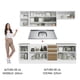 thumbnail image 5 of Cocina Integral Madesa Glamy Con Tarja 240 Cm Marron Madesa Glamy, 5 of 10