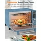 thumbnail image 5 of Nuwave Bravo Pro Smart Air Fryer Combo de horno tostador, encimera de horno de convección Airfryer, funciones 12 en 1 con tecnología más rápida y uniforme, 1800 W, 50-450 °F, sin PFAS, 21 QT, azul aco, 5 of 5