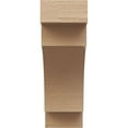 thumbnail image 2 of 8"W x 16"D x 24"H Classic Mediterranean Rough Cedar Woodgrain TimberThane Corbel, Primed Tan, 2 of 6