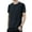 Black, variant on Men's short-sleeved summer ice mesh short-sleeved T-shirt outdoor sports and leisure short-sleeved quick-drying breathable thin bottoming short-sleeved