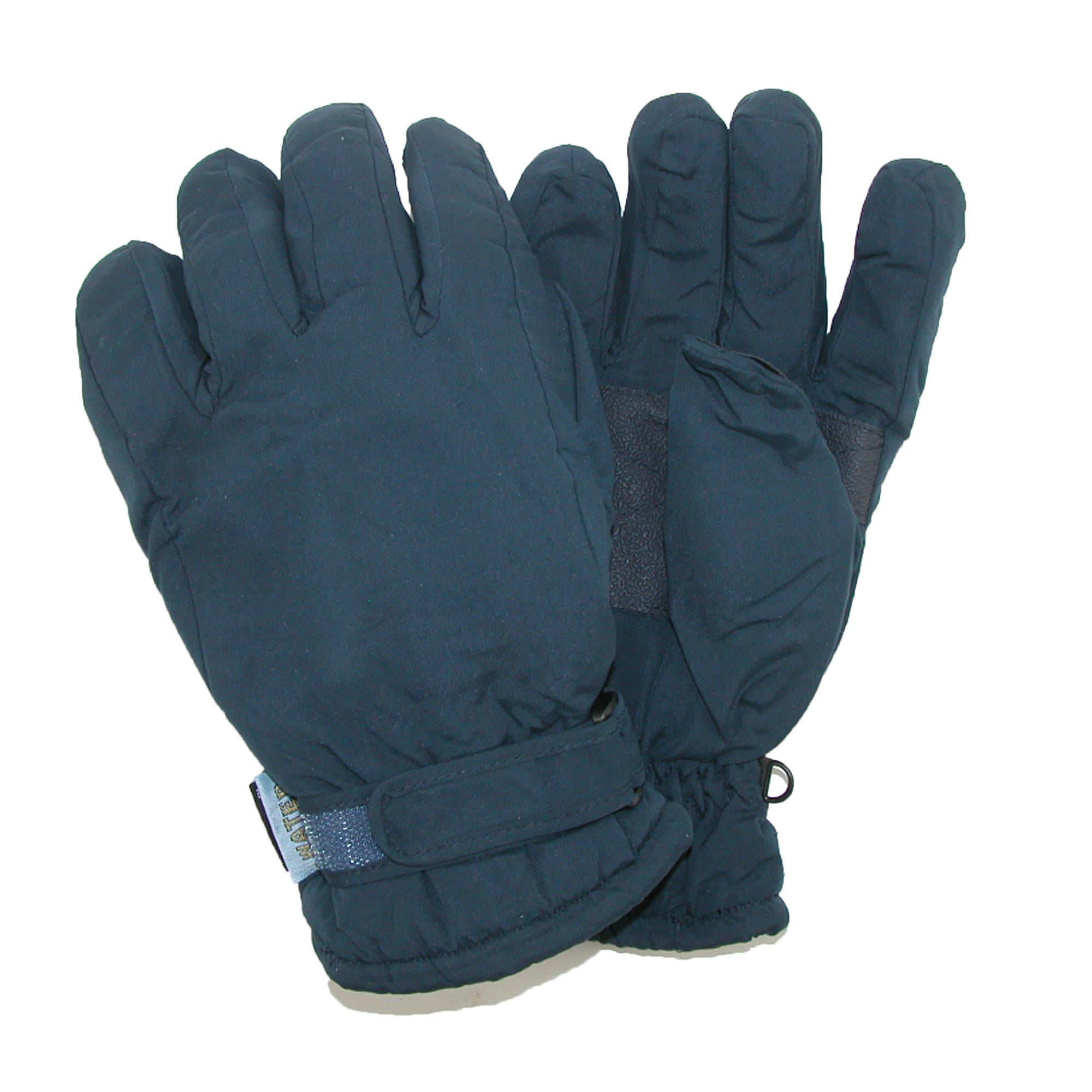 Kids Fleece 40gram Thinsulate Lined Winter Thermal Gloves with Palm Grip