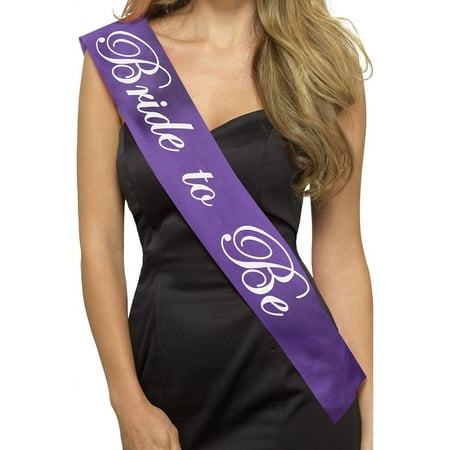 Bride to Be Sash, Purple Bachelorette Party Sash for Bridal Shower Wedding Party Favors Accessories Supplies Engagement Gifts,Purple