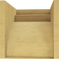 thumbnail image 4 of 12"W x 12"D x 12"H Wide Viola Rough Cedar Woodgrain TimberThane Corbel, Primed Tan, 4 of 6