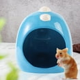 thumbnail image 4 of Ceramic Hamster House Cartoon Cute Hamster Cave Small Animal Nest Habitat for Chinchilla Hedgehog , B B, 4 of 8