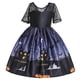 thumbnail image 4 of Vestido De Niñas Disfraz De Halloween Para Niños Vestidos De Fiesta Calabaza Encaje Bruja Impreso Cosplay Princesa, 4 of 4