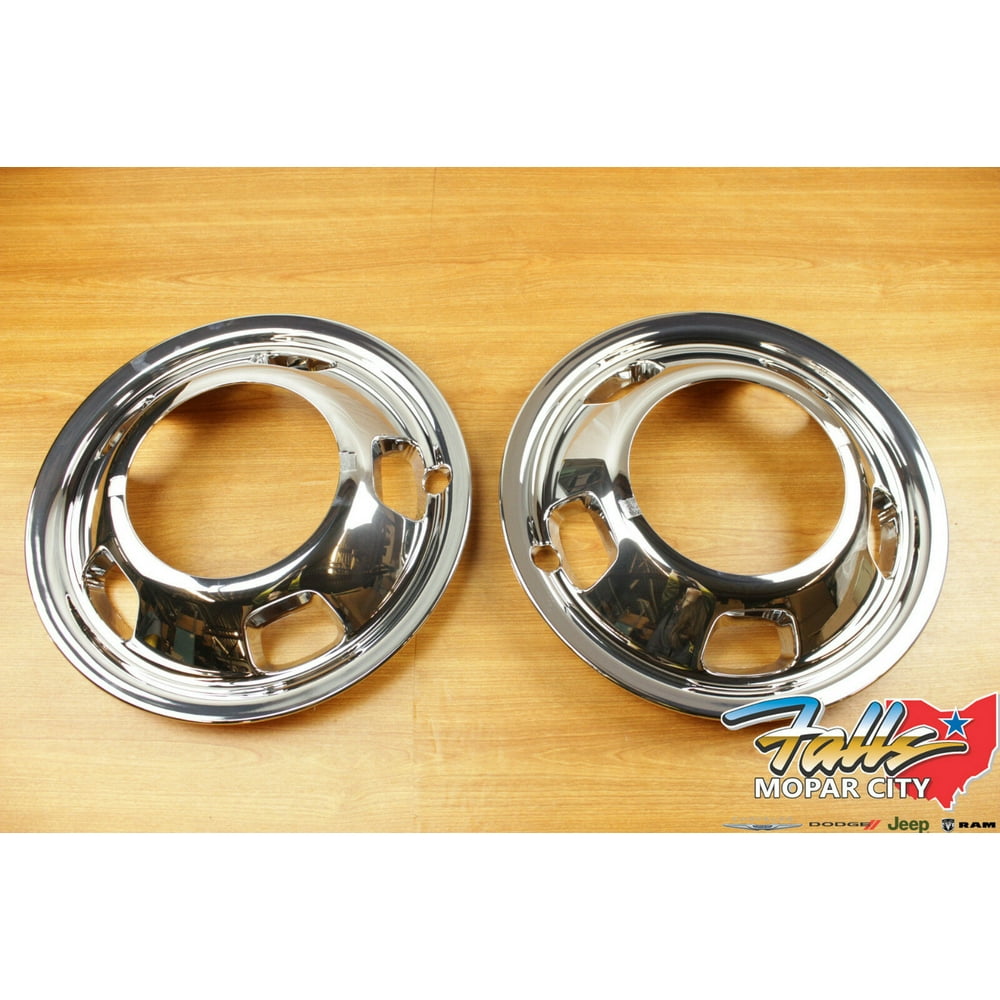 20102018 RAM 2500 3500 Set Of 2 Chrome Wheel Hub Caps MOPAR OEM