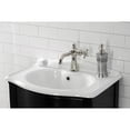 thumbnail image 2 of Kingston Brass KS154BXPN Nautical One-Handle Single-Hole Bathroom Faucet with Push Pop-Up Drain, Polished Nickel, 2 of 7