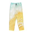thumbnail image 4 of Disketp Summer Beach Print Women'S Comfy Pajama Pants Casual Drawstring Palazzo Lounge Wide Leg Pants, 4 of 9