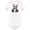 White, variant on Cute Little Panda Sitting Bodysuit Infant -Image by Shutterstock, Newborn