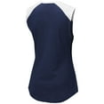 thumbnail image 3 of Women's Majestic College Navy/White Seattle Seahawks V-Notch Muscle Tank Top, 3 of 3