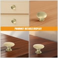thumbnail image 3 of LEORX 6Pcs Golden Vintage Drawer Pulls Round Kitchen Cabinet Knobs for Home Use, 3 of 7