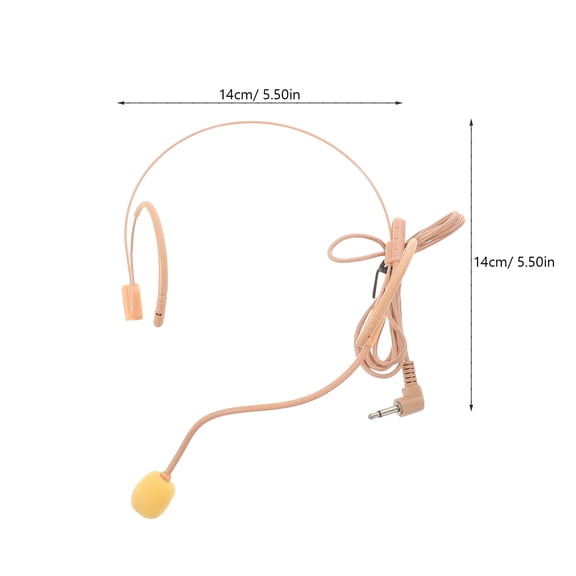PENIKOKO Lightweight Adjustable Headset Microphone for Singing KTV Karaoke, Plastic Design, 1 Piece