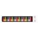 thumbnail image 3 of Piano enrollable con 49 teclas, piano con teclado enrollable, piano arcoíris plegable, piano eléctrico manual para viajes, adultos, principiantes,, 3 of 9