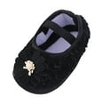 thumbnail image 3 of EnJoCho Cute Walking Shoes for Toddler Girls Baby Shoes with Hair Band Fashion Soft Soled Toddler Shoes Versatile Dress Flower Princess Shoes Baby Girl Shoes 0-6 6-12 Months, 3 of 7