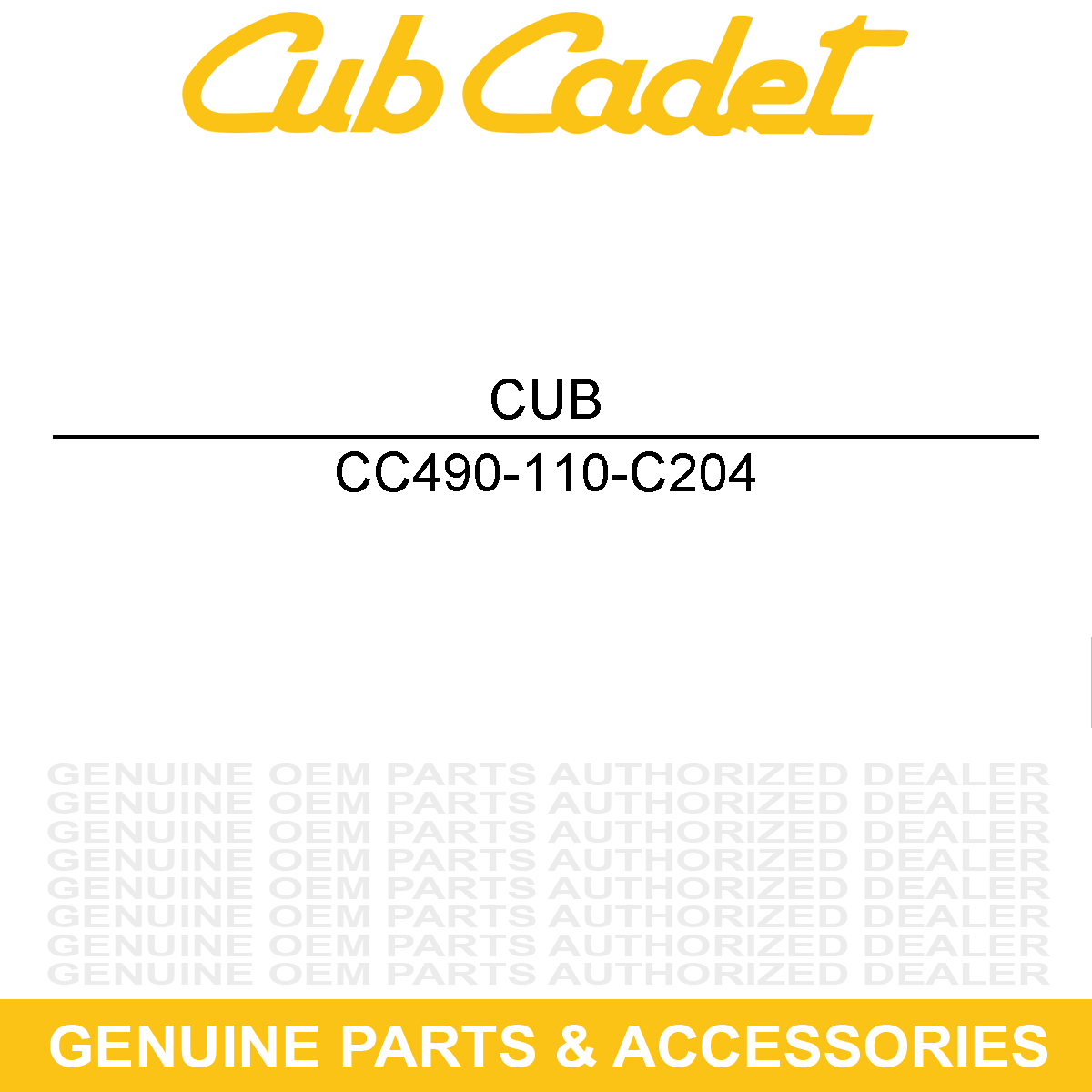 CUB CADET 490-110-C204 Xtreme Blade Set 50" Decks Ultima ZT1-50 Zero-Turn Mowers
