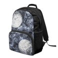 thumbnail image 2 of POLERO Front Pocket Backpack for Travel School, Polyester Fabric Breathable Bookbag, Golf Ball Grunge Pattern, 2 of 10