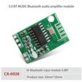 thumbnail image 4 of Módulo Bluetooth CA-6928 de 10 piezas, módulo de audio Bluetooth de 5 V y 5,0 BT, módulo amplificador de audio para altavoz Bluetooth, placa B, 4 of 6