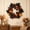 Black glitter pumpkin wreath, variant on HOZVOMI Autumn Harvest Rattan Wreath, Faux Maple Pumpkin Berry Wreath with Bell Burlap Bow, Thanksgiving Front Door Farmhouse Wall Seasonal Decor