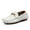 white, variant on Men's Casual Loafers Slip On Leather Shoes Comfortable Lightweight Driving Shoes Male Moccasins Classic Penny Loafer Flats Boat Shoes Outdoor Walking Shoes