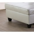 thumbnail image 4 of Maykoosh Zen Zone Furniture L Shape Sectional Sofa Sets With Removable Ottomans And Waist Pillows For Living Room, Powder, 4 of 4