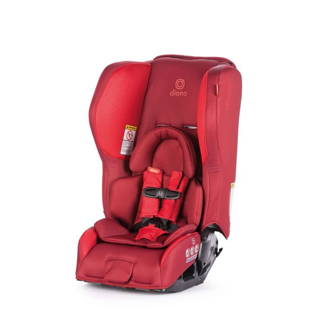 Diono Rainier 2AX Latch Convertible Car Seat, Red