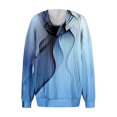 thumbnail image 6 of Hoodies For Women Oversized Winter Cute Sweatshirts Pullover Trendy Fall Clothes, Retro Print Lightweight Design without Pockets for Fall Winter Fashion and Comfort,Blue,L, 6 of 8