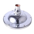 thumbnail image 3 of LEFU 6-Inch Round Bathroom Shower Head Fixed Rain Shower Ceiling Mount with Swivel Function Easy-Clean Chrome Finish 150mm Diameter ABS Material, 3 of 10
