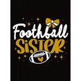 thumbnail image 2 of Women's Casual Football Graphic Tee - Comfy Crew Neck Short Sleeve T-Shirt, Perfect for Sports & Summer, 2 of 6