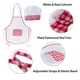 thumbnail image 5 of Set de delantales para cocinar y hornear Super Z Outlet Kids, color rojo, 5 of 6