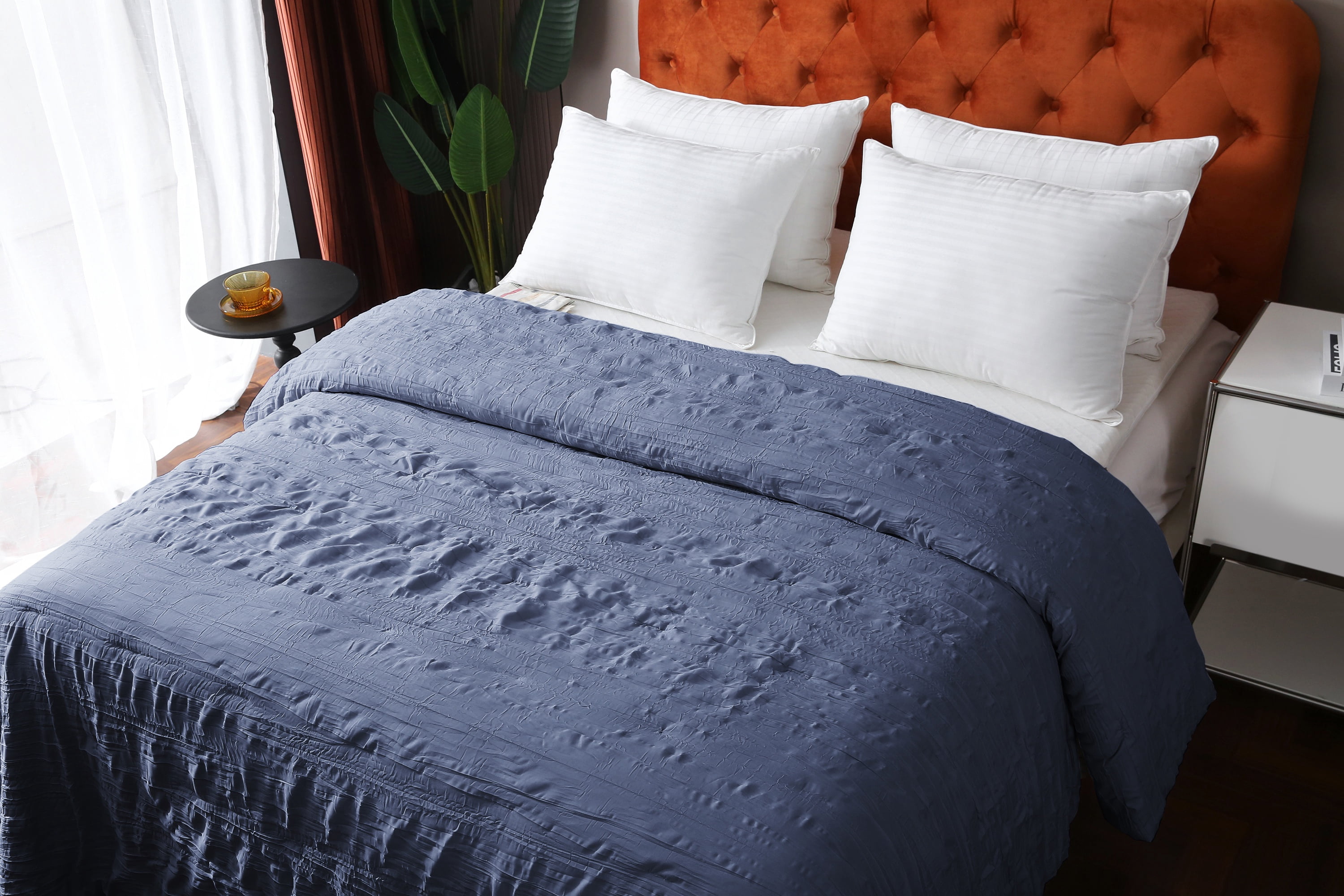 Crinkled Down Alternative Blanket