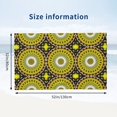 Yellow Mandala Quick Dry Beach Towel, Bath Towels for Bathroom