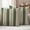 OliveDrab, variant on Green Brown Striped Outdoor Waterproof Pillow Covers, Modern Stripes Art Farmhouse Decorative Square Throw Pillowcase Sofa Cushion Sham for Patio/Couch/Chair, 20"x20" 2 Pack