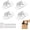 WHITE, variant on Quick Fitting Furniture Joint Bracket, Heavy Duty Stainless Steel L Shape Joint Fixing Brackets with Screws, Heavy-Duty Corner Brackets for Cabinets, Tables & Chairs Repair Kit