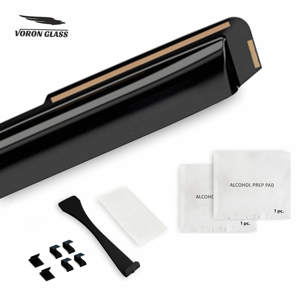 Voron Glass in-Channel Extra Durable Rain Guards for Ford F150 2021-2026 SuperCab, Window Deflectors, Vent Window Visors, 4 Pieces - 200716