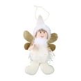 thumbnail image 5 of kiskick Glittering Christmas Angel Plush Doll: Glitter Wing, Plush Hat, Golden Braid - Smiling Face, Gifts - Scene Layout, Hanging Xmas Girl Stuffed Ornament - Quantity Included, 5 of 8