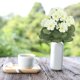thumbnail image 3 of Hortensias artificiales, decoraciones para interiores y exteriores, geranio y begonia artificiales, 3 of 6