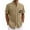 Khaki, variant on Yiaimeir Men's Casual Summer Beach Shirt, Lightweight Button-Down Short Sleeve with Palm Tree Pocket, Relaxed Fit ,Size M-3XL