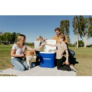 Igloo 60 QT Laguna Ice Chest Cooler with Wheels, Blue