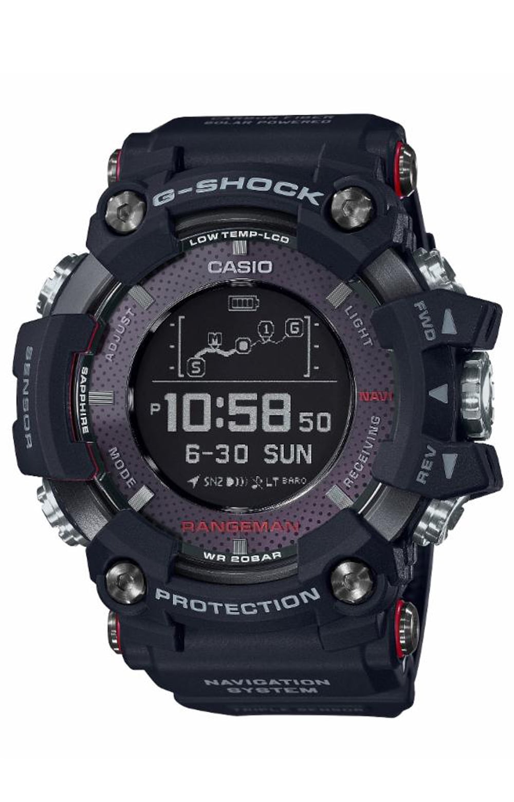 Casio G-Shock Rangeman Black Watch - Walmart.com