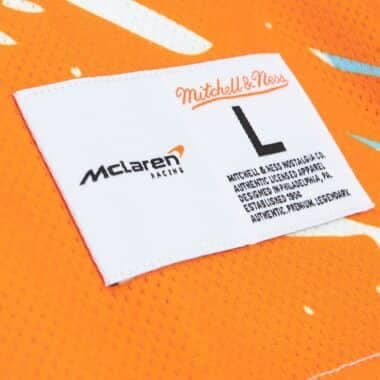 McLaren Racing F1 Special Edition Miami GP Lando Norris Mitchell & Ness Basketball Jersey - XL