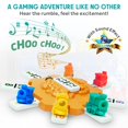 thumbnail image 2 of Juego de dominó Mexican Train Yinlo con sonido real de tren, 2 of 7
