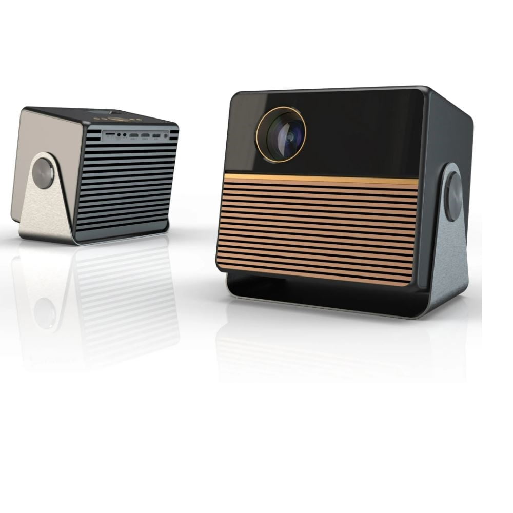 Restored RCA 1080P FHD ROKU Smart Streaming Projector, Powered by ROKU Express Black, 250 ANSI Lumens, Projects from 36" to 200" (Refurbished)