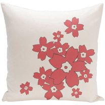 Simply Daisy 16" x 16" Floral Polyester Print Pillow