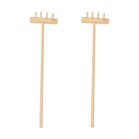 

2pcs Mini Rakes Mini Zen Garden Rakes Meditation Sand Zen Garden Tools Kids Gift