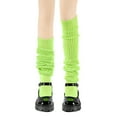 thumbnail image 2 of Blczomt 1 Pairs Women Socks Knee High Slouch Ruffle Socks Winter Thigh High Cozy Sock, 2 of 2